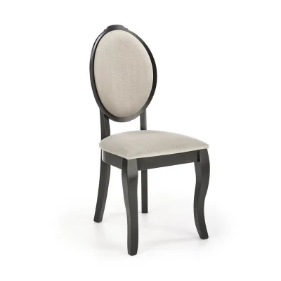 CHAIR VELO, BLACK / BEIGE